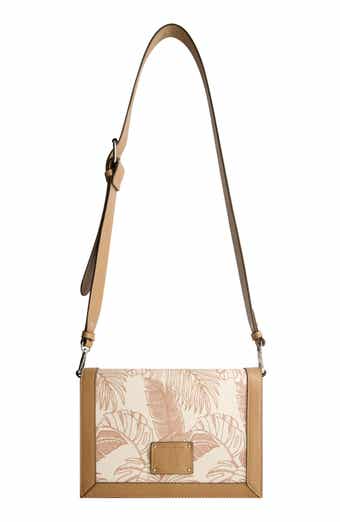 Tommy Bahama Debossed Logo Leaf Print City Crossbody Bag