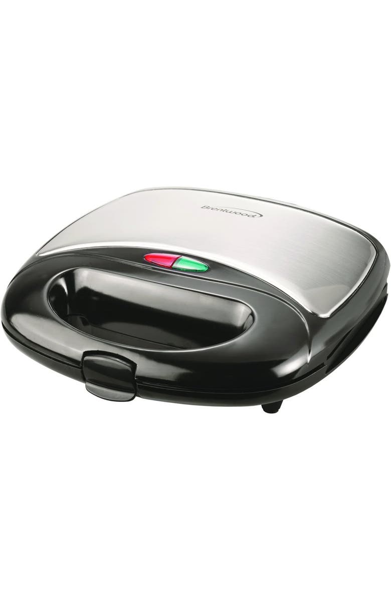Brentwood Dual Waffle Maker, Alternate, color, Black
