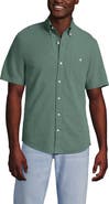 Lands' End Short Sleeve Seersucker Shirt