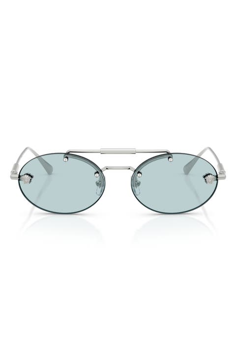 56mm Oval Sunglasses