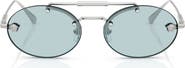 Versace 56mm Oval Sunglasses