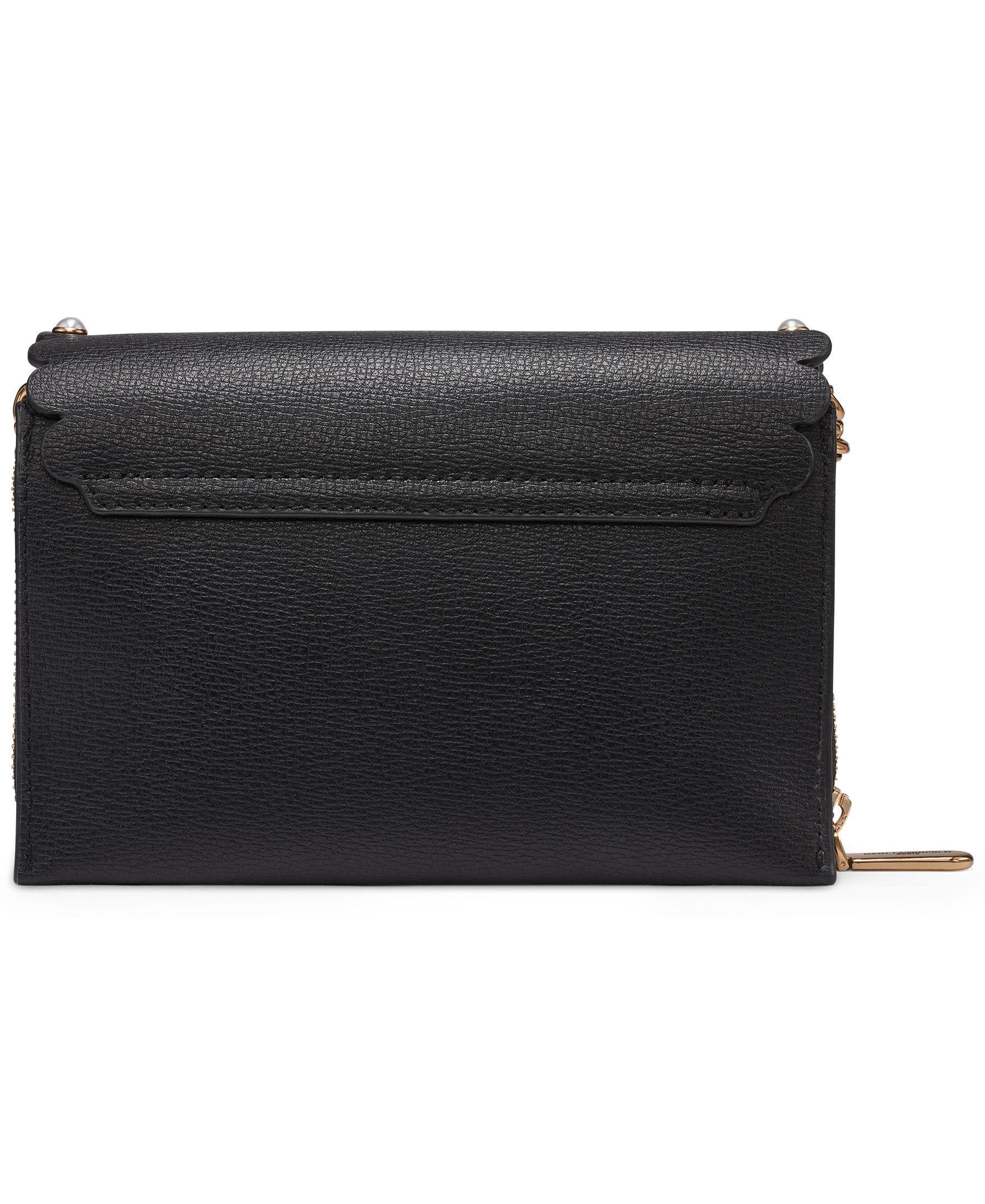 KARL LAGERFELD PARIS Lourdes Crossbody, Alternate, color, Blue Aura