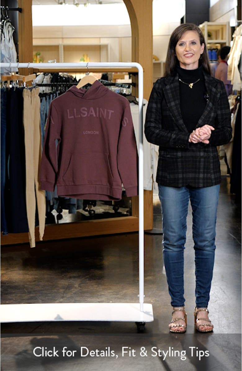 Kids' Oversize Logo Graphic Hoodie, sales video thumbnail