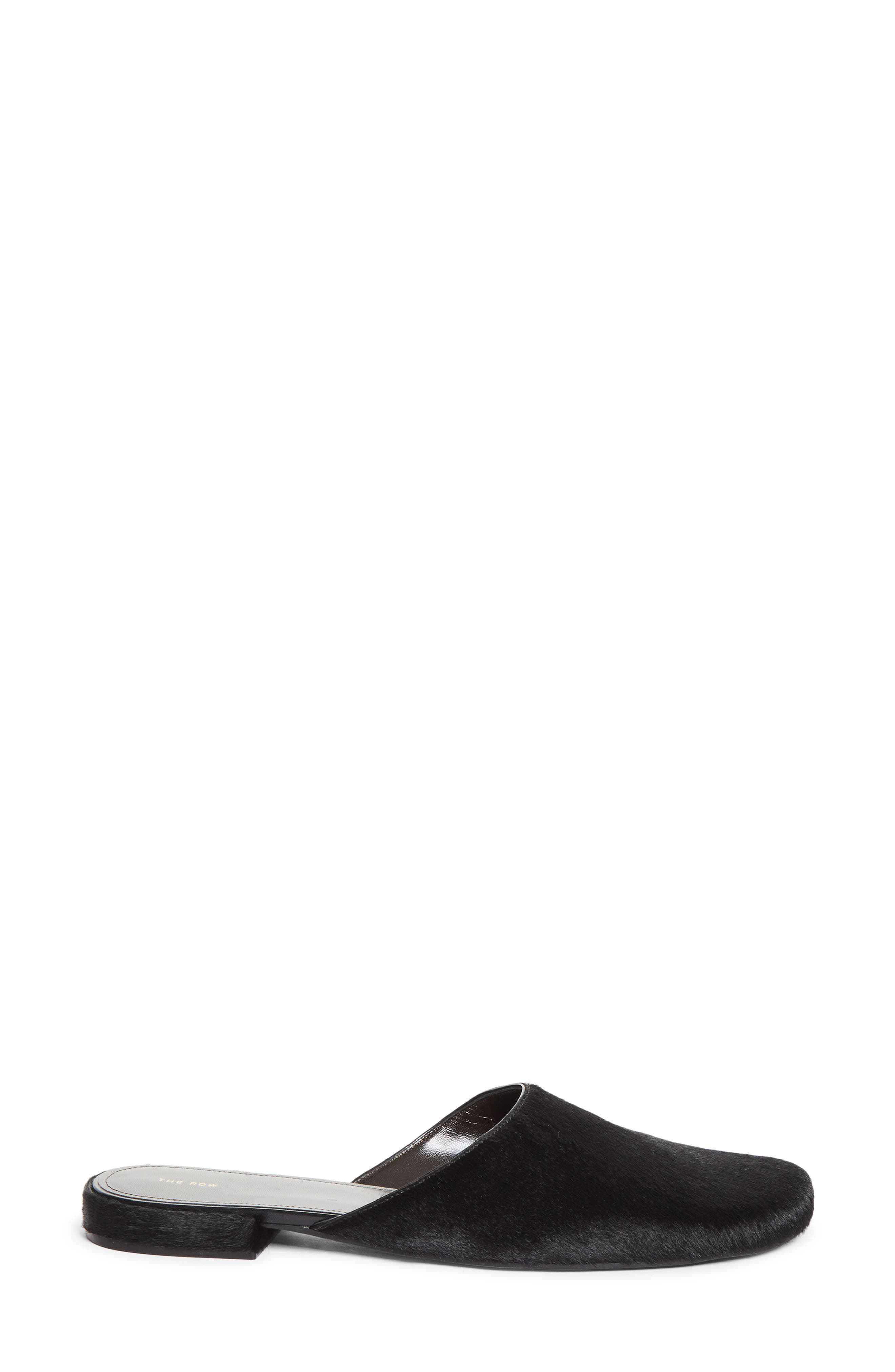 The Row Penelope Genuine Calf Hair Mule, Alternate, color, Black