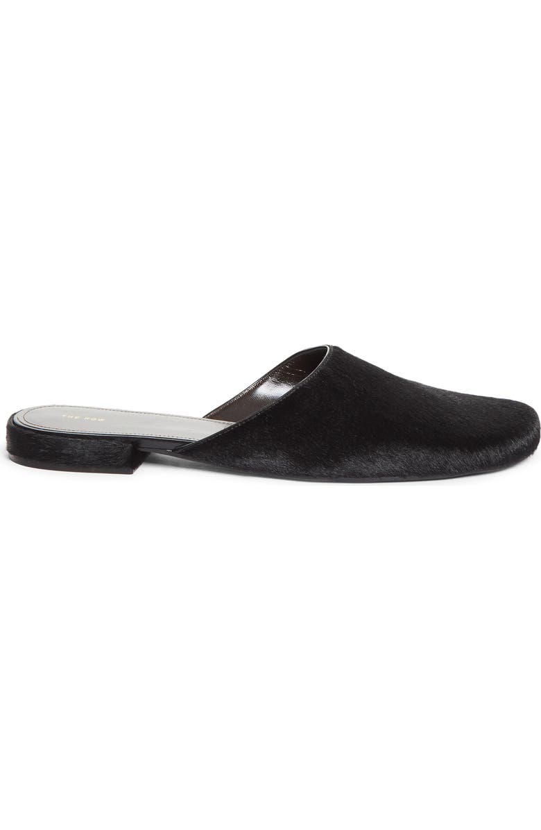 The Row Penelope Genuine Calf Hair Mule, Alternate, color, Black