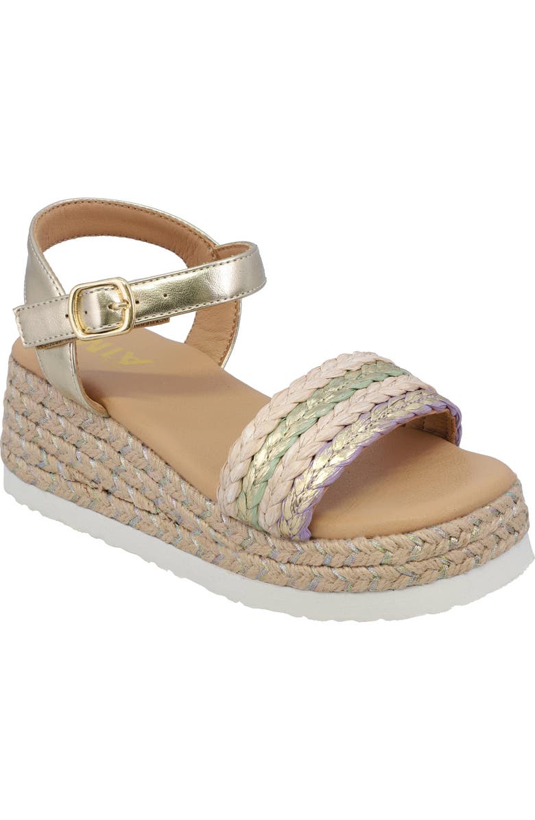 MIA Kids' Zhara Espadrille Platform Sandal, Main, color,