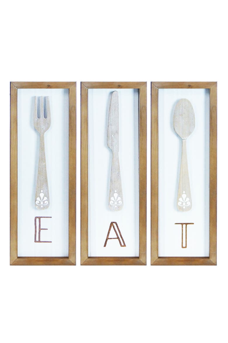 Sign Set of 3, Main, color, White