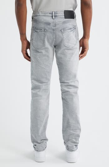 P005 Alloy Studs Slim Straight Jeans