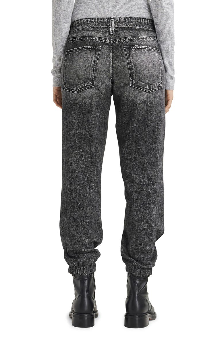 rb Miramar Cotton Terry Jogger Sweatpant Jeans, Alternate, color, BLACK MAGIC