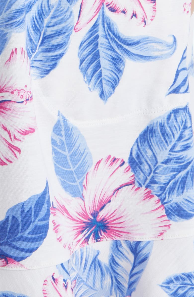 Tommy Bahama Tropical Blooms Cotton Blend Sheath Dress, Alternate, color, 
