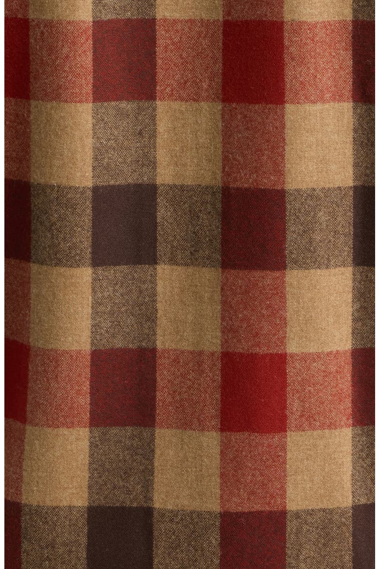Lodge Plaid Wool Button Up Shirt, Alternate, color, RED MULTI CHECK