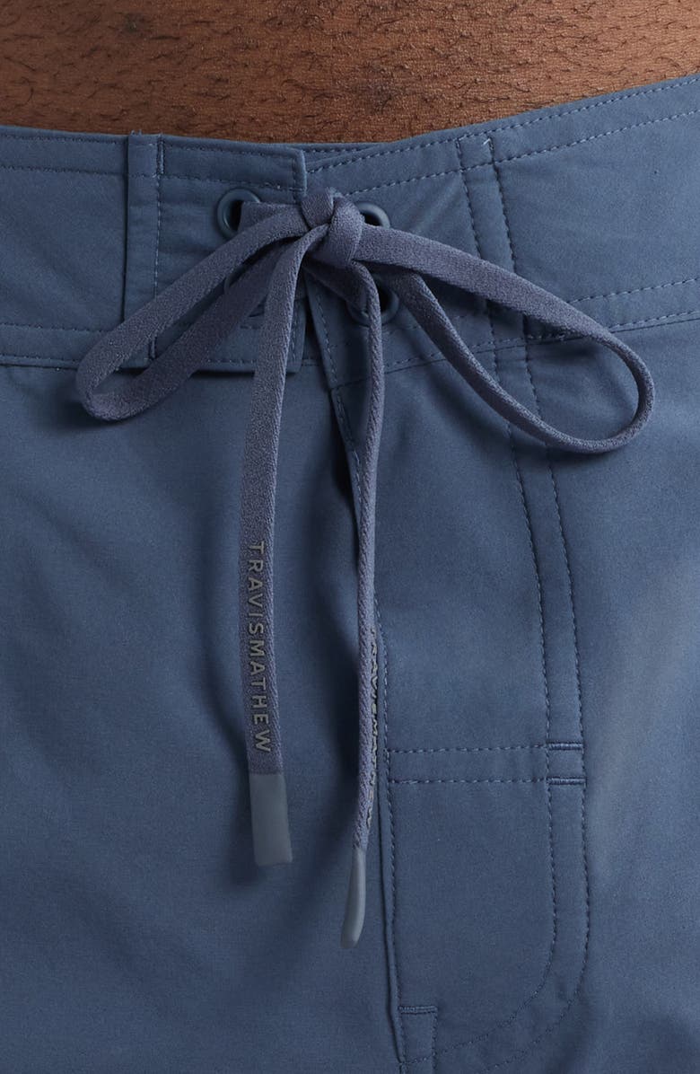 TravisMathew Racing Ship Board Shorts, Alternate, color, Mood Indigo/ Vintage Indigo