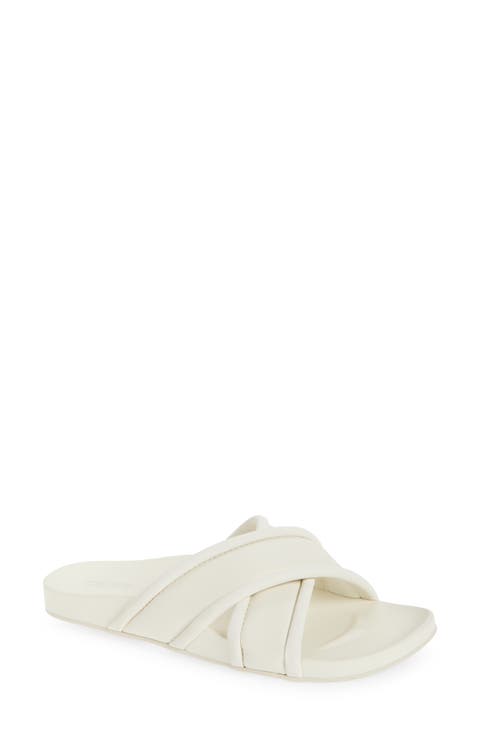 Ani Water Resistant Crisscross slide Sandal (Women)