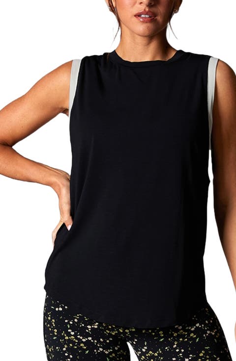 High Neck Muscle Tank