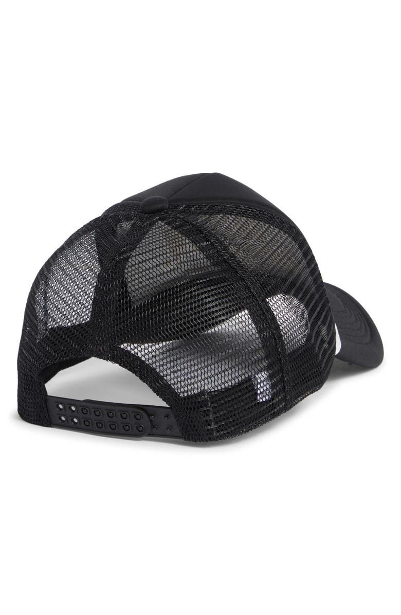 WORN/WEST Football Era Trucker Hat, Alternate, color, Black