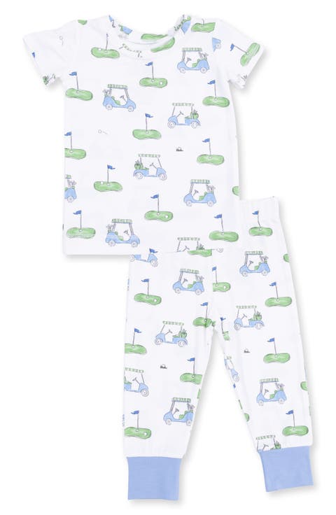 Kids' Golf Carts Fitted Two-Piece Pajamas