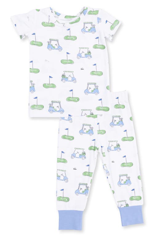 Angel Dear Babies'  Kids' Golf Carts Fitted Two-piece Pajamas In Neutral