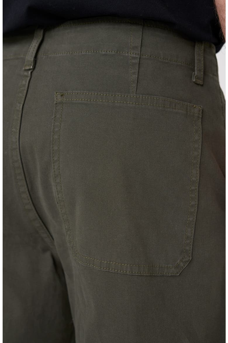 Straight Leg Stretch Canvas Pants, Alternate, color, PINE GROVE
