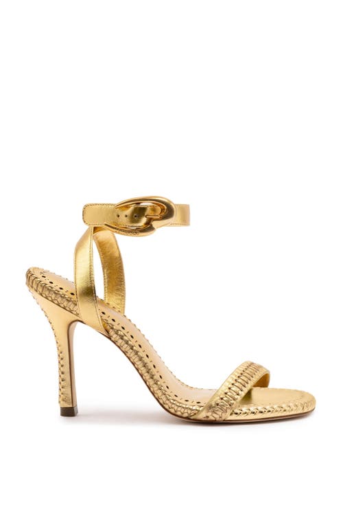 Larroude Larroudé Verona Sandal In Gold