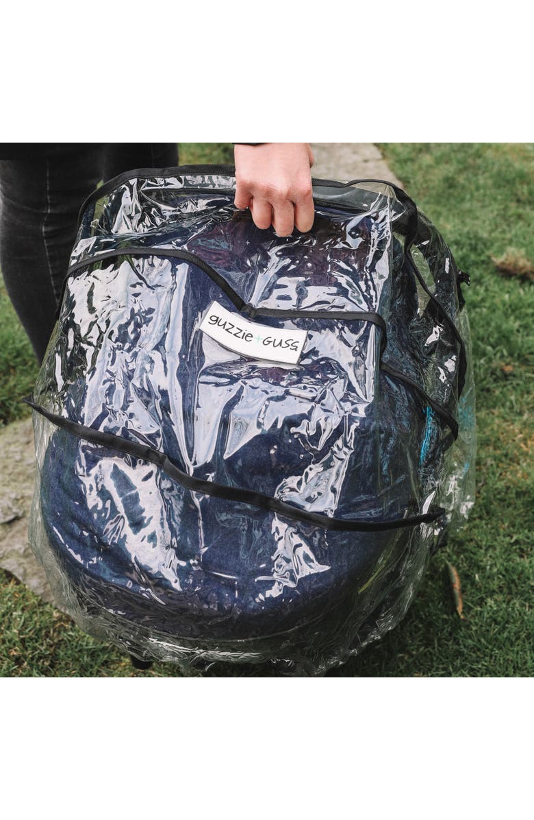 Guzzie and Guss 3-in-1 Rain Cover - Stroller Accessories for Car Seat, Bassinet & Stroller Seat, Alternate, color, Black