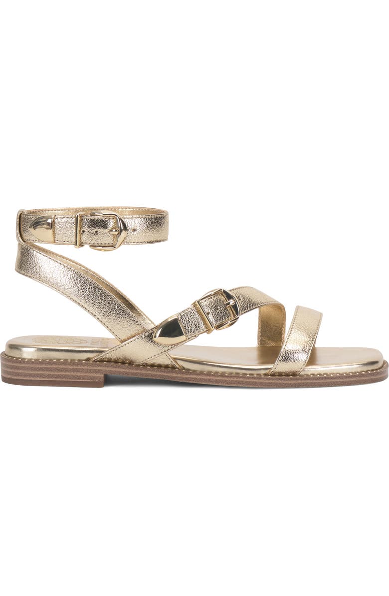 Vince Camuto Neiko Ankle Strap Sandal, Alternate, color, Egyptian Gold