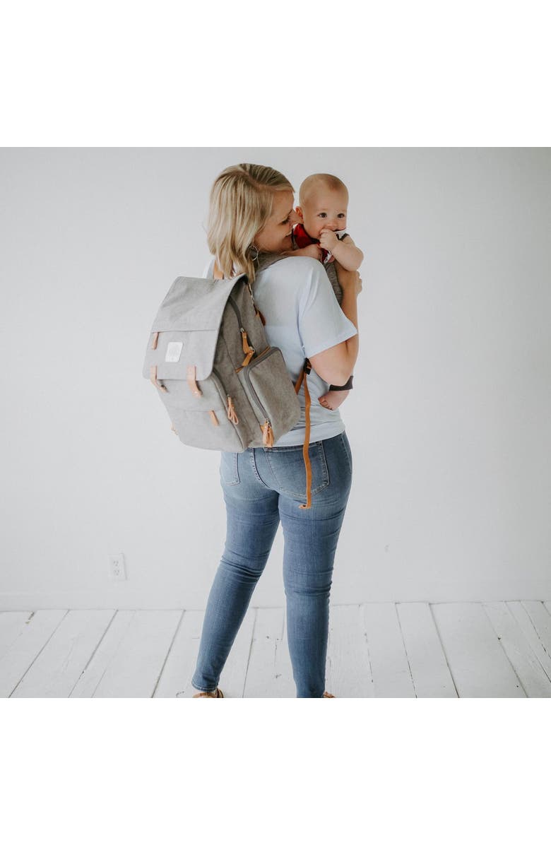 Parker Baby Co. Birch Bag Diaper Backpack, Alternate, color, Gray