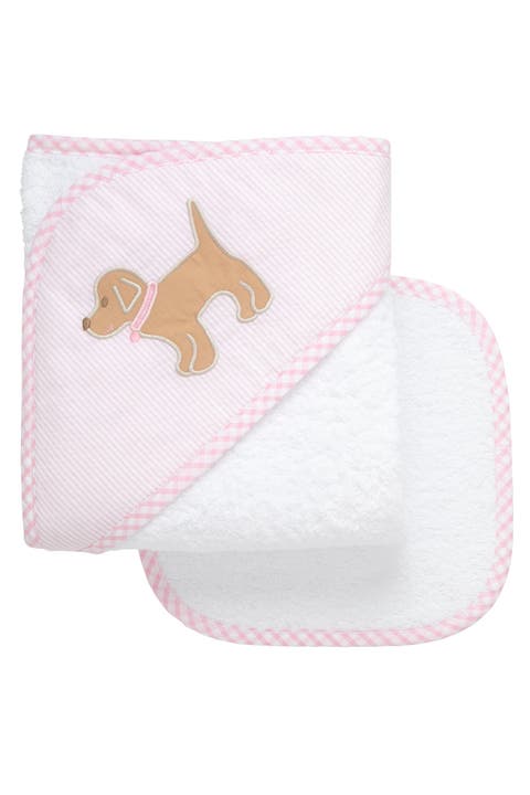 Playful Pals Hooded Towel & Washcloth Set (Baby & Toddler)