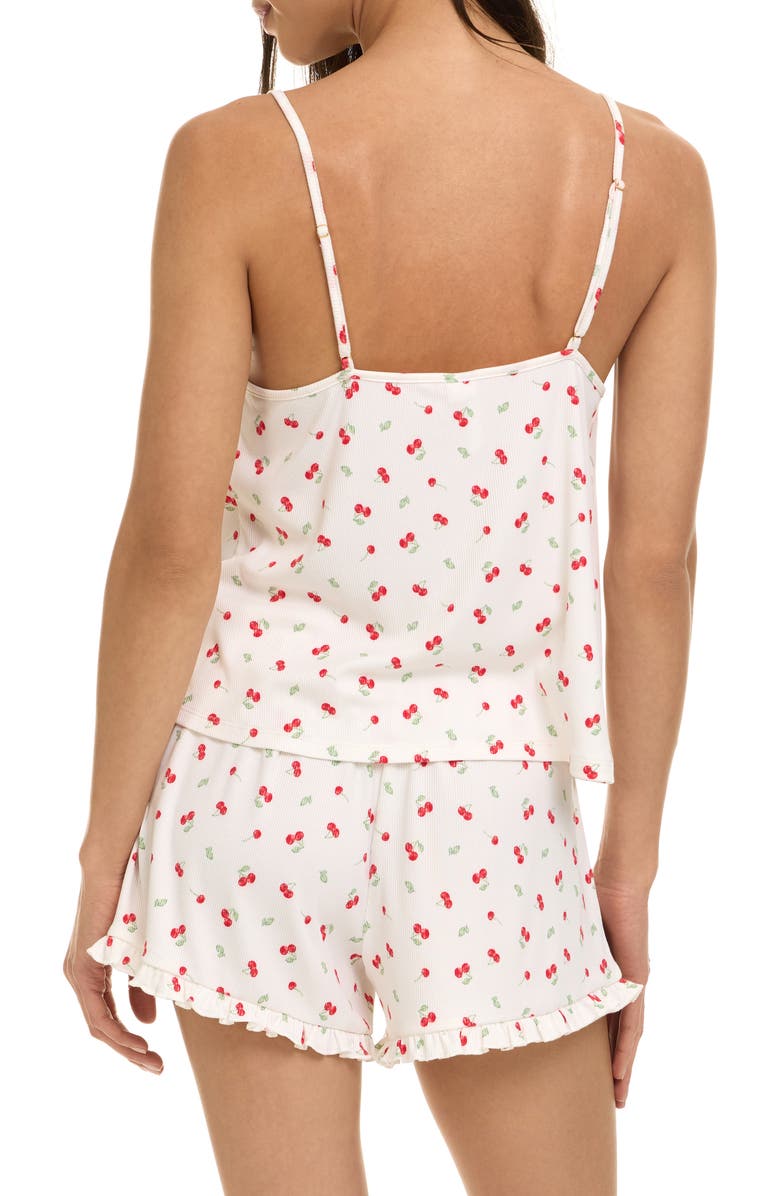 Flora By Flora Nikrooz Sherine Set of 2 Short Pajamas, Alternate, color, Ivory