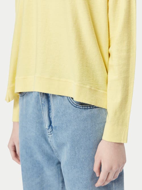 Gobi Mongolian Cashmere Boatneck Cotton Silk Cashmere Blend Sweater