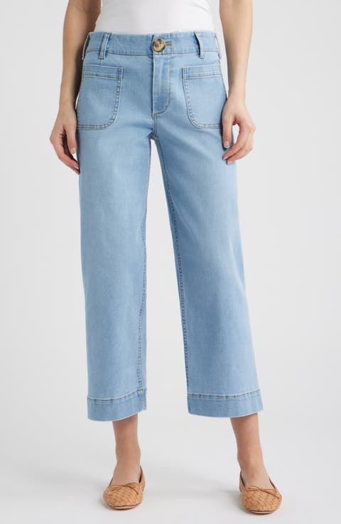 Soho Patch Pocket Straight Leg Jeans