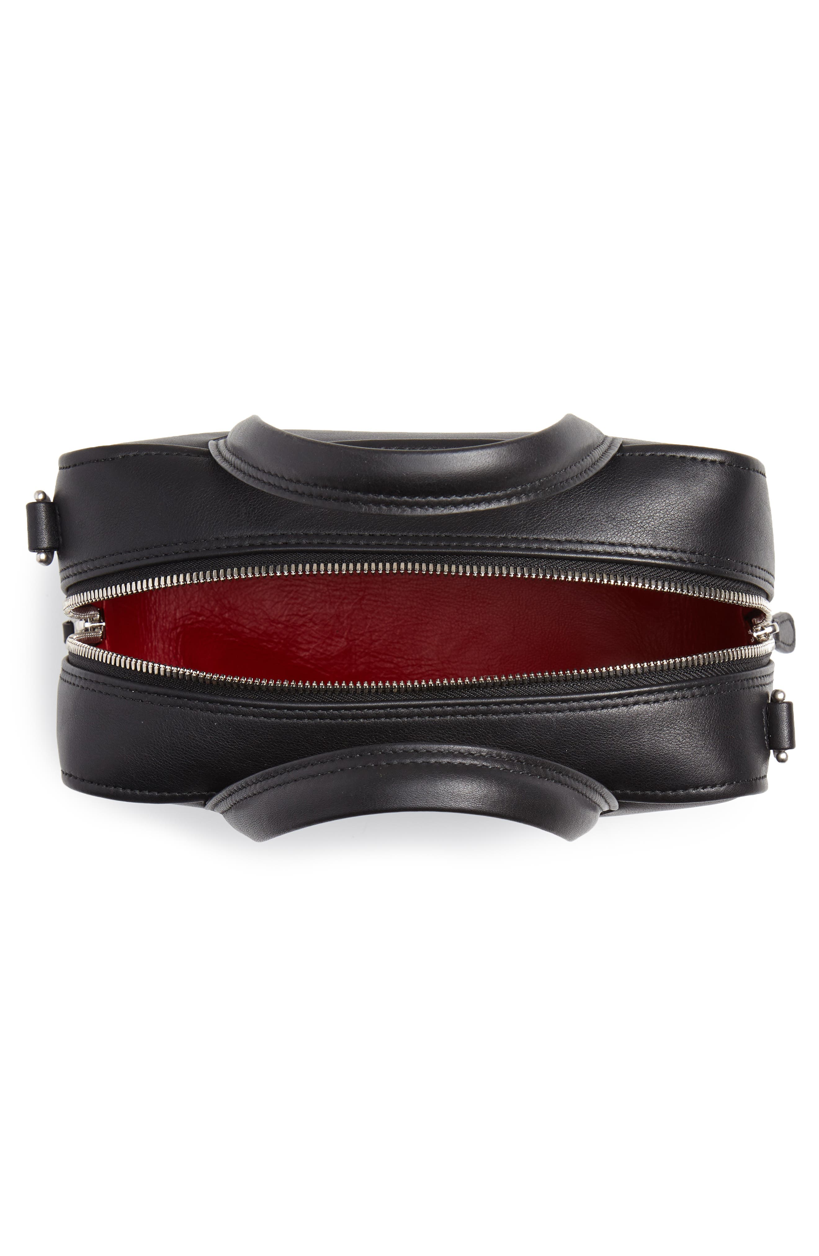 Balenciaga Extra Small Triangle Leather Satchel, Alternate, color, 