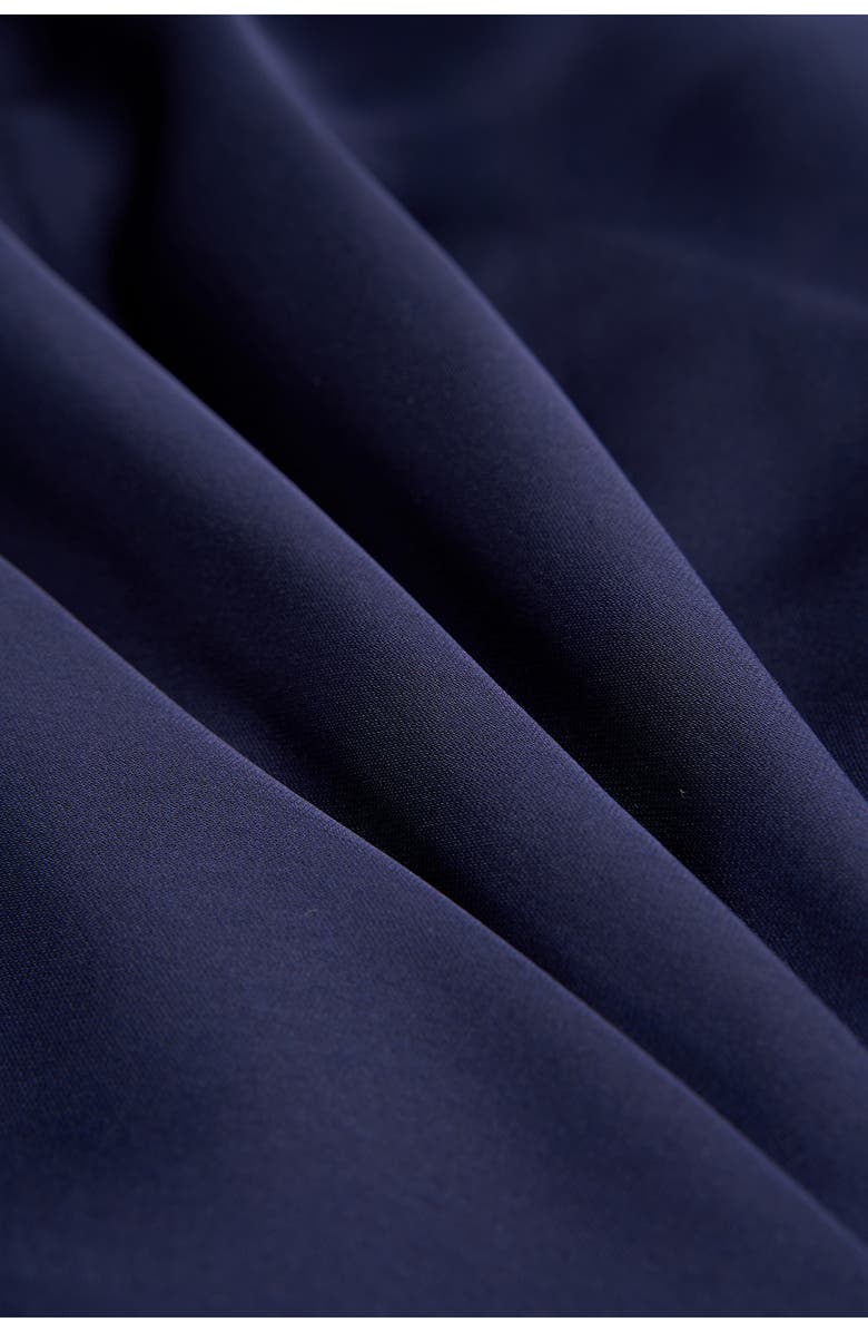 Theia Ivy Pleated Satin Cocktail Dress, Alternate, color, 