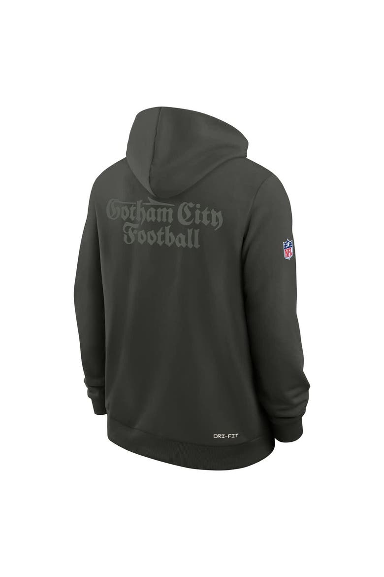 Men's Nike Gotham Green New York Jets 2025 Rivalries Collection Standard Issue Sideline Dri-FIT Hoodie, Alternate, color, Green