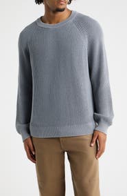 BP. Heavyweight Ribbed Cotton Crewneck Sweater