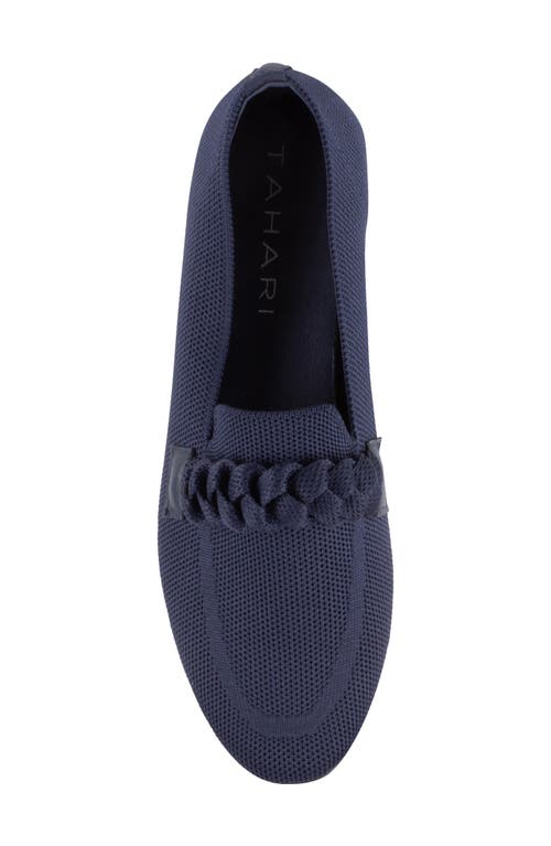 Tahari Andalusia Knit Loafer In Blue