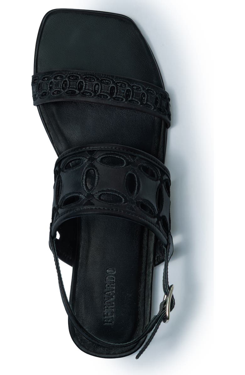 Bernardo Footwear Orla Slingback Sandal, Alternate, color, Black