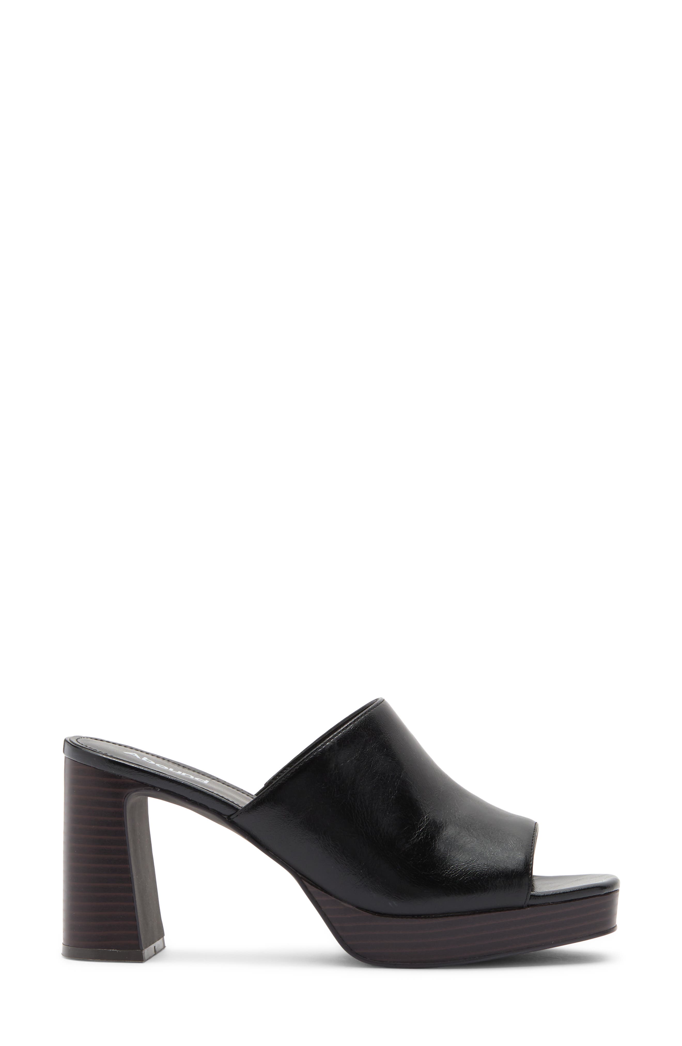Ohanna Platform Sandal, Alternate, color, BLACK