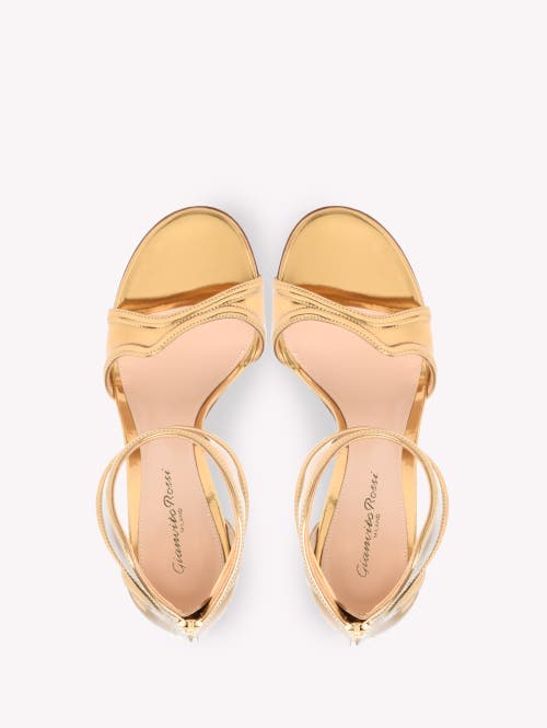 Gianvito Rossi Lucrezia Sandals In Metallic Gold
