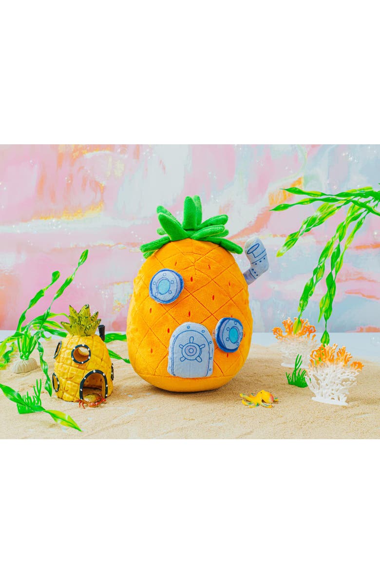 Toynk Nickelodeon SpongeBob SquarePants Pineapple House 10-Inch Plush Toy, Alternate, color, Orange