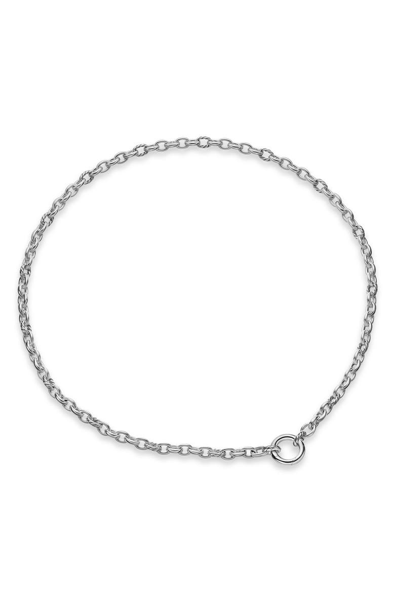 David Yurman DY Mercer<sup>®</sup> Petite Chain Necklace, 4.5mm, Alternate, color, Silver
