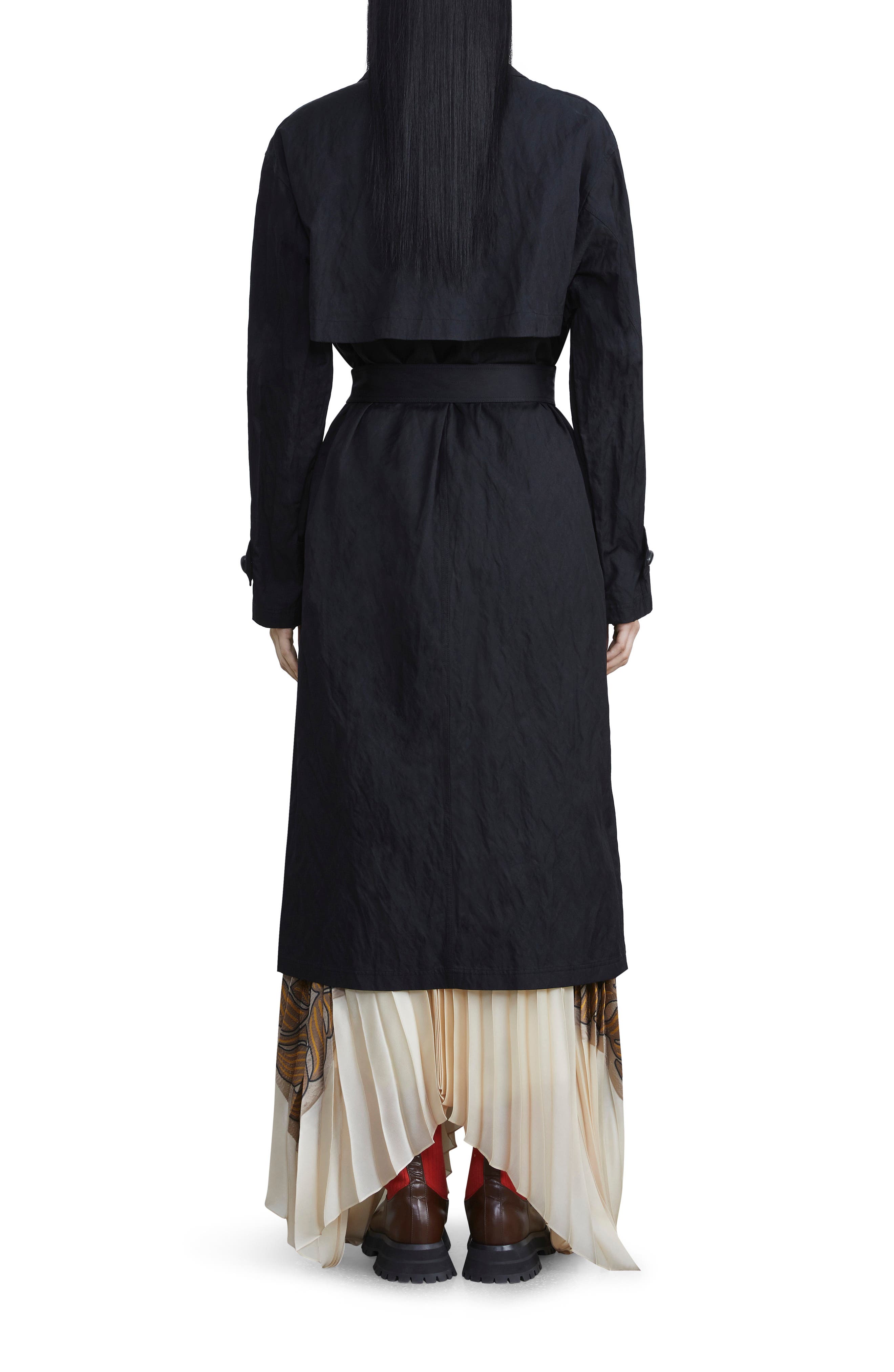 Blake Crinkle Trench Coat - image 2