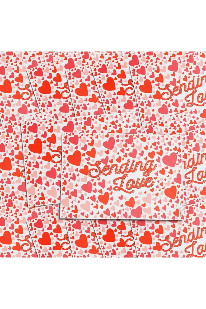Love/Valentine's Postcard 20-Pack "Sending Love Hearts", Alternate, color, Multi-Pack