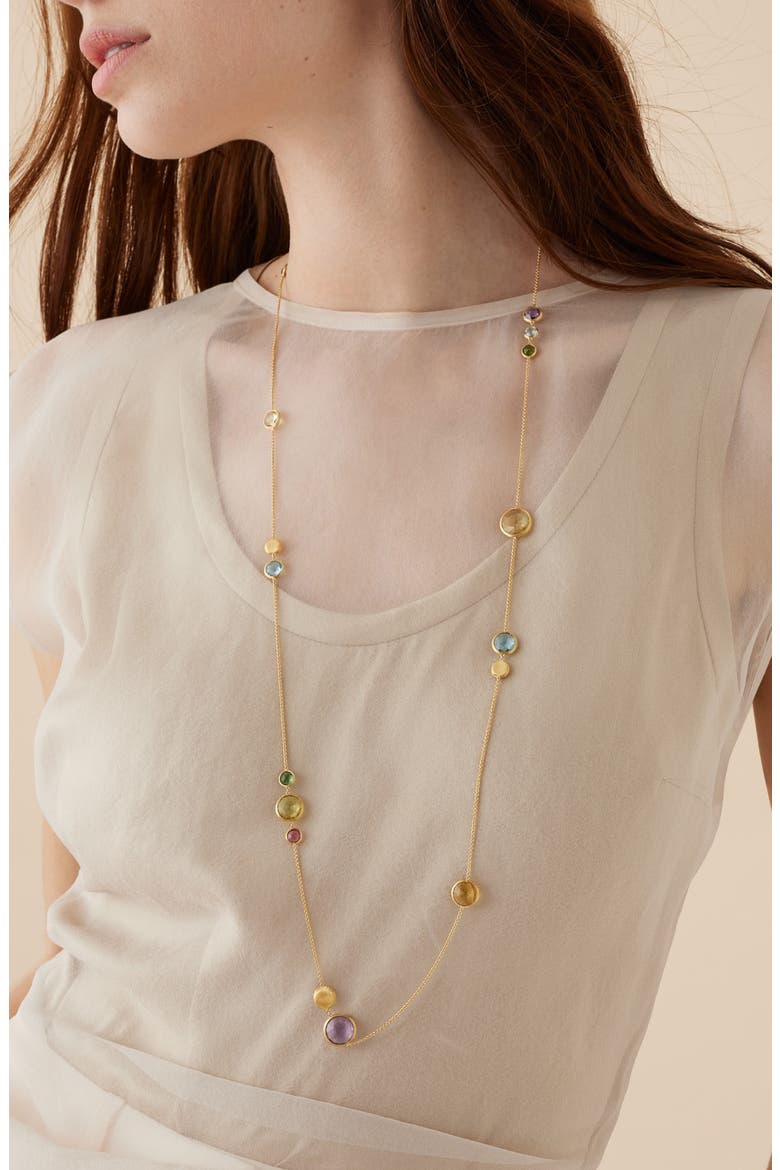 'Jaipur' Long Station Necklace, Alternate, color, MULTI
