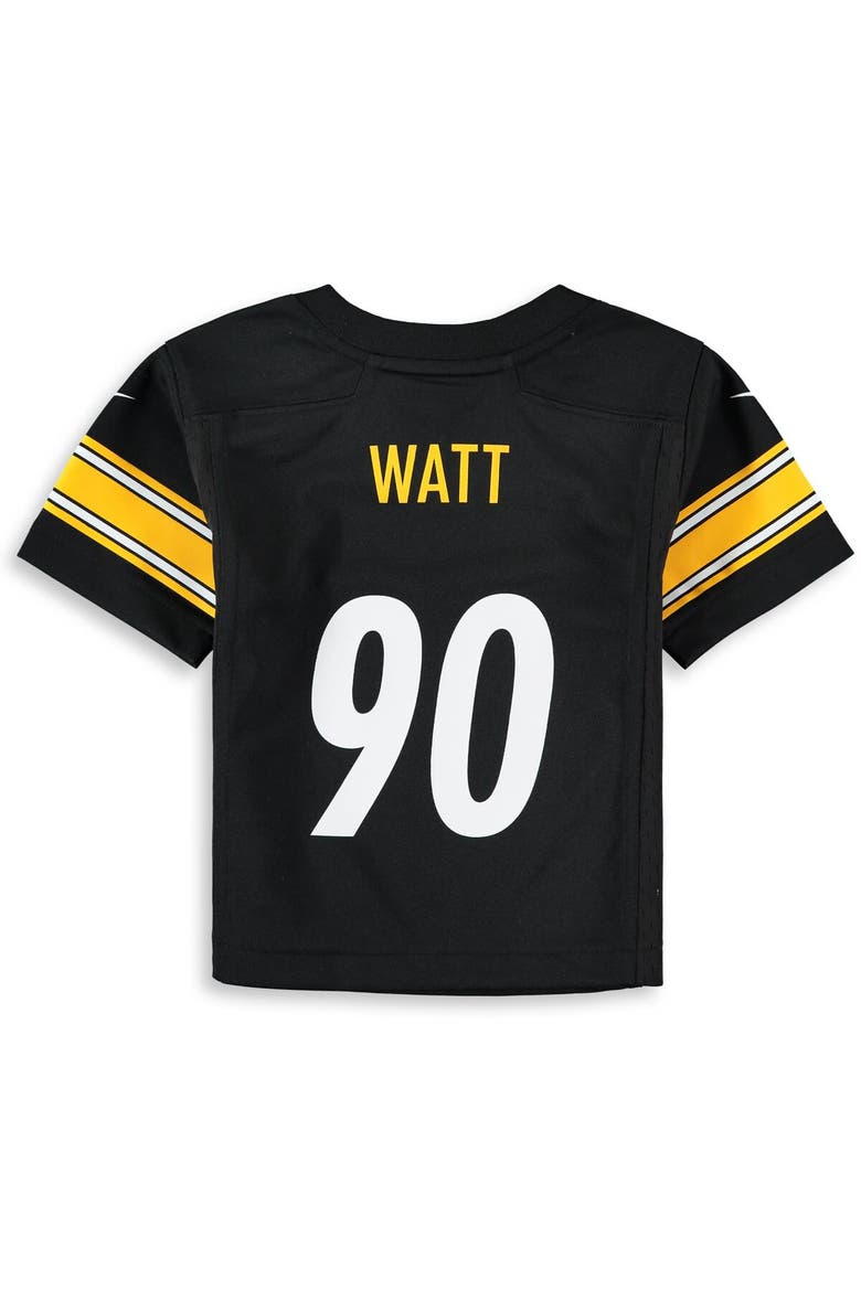 Infant Nike T.J. Watt Black Pittsburgh Steelers Player Game Jersey, Alternate, color, Black