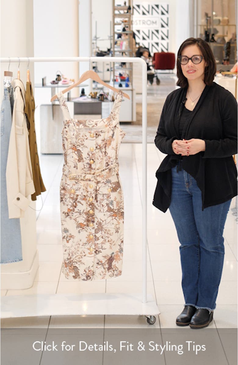 Idy Jungle Print Belted Dress, sales video thumbnail