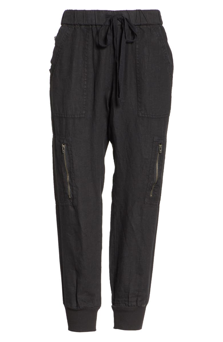 Joie Florimel Crop Linen Jogger Pants, Alternate, color, 