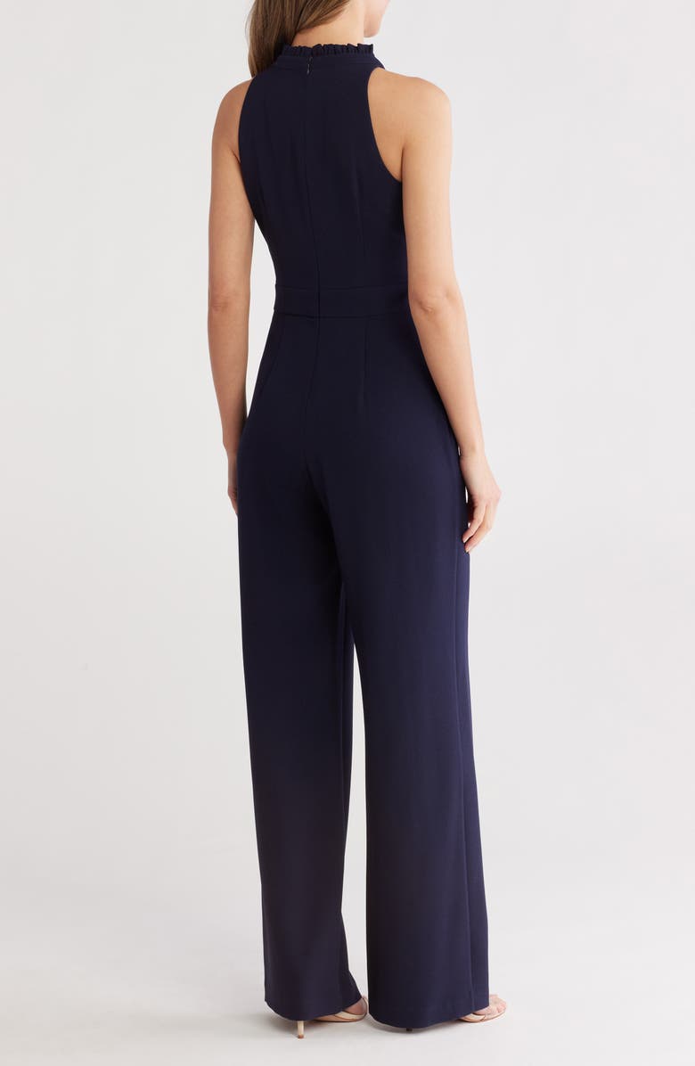 Vince Camuto Crepe Halter Jumpsuit, Alternate, color, 