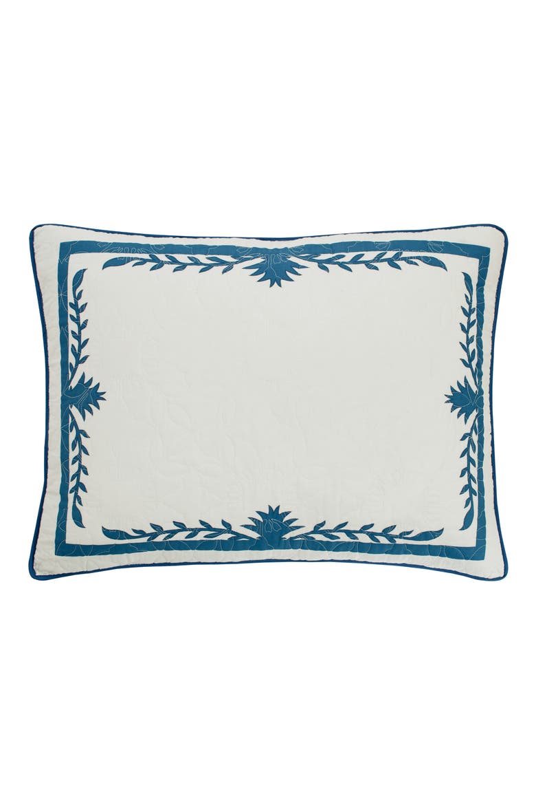 Aloha Pineapple Sham, Main, color, BLUE