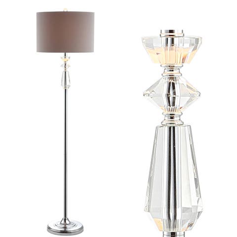 Layla Crystal / Metal LED Floor Lamp