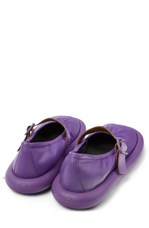 Shop Camper Aqua Mary Jane Flat In Bright Purple